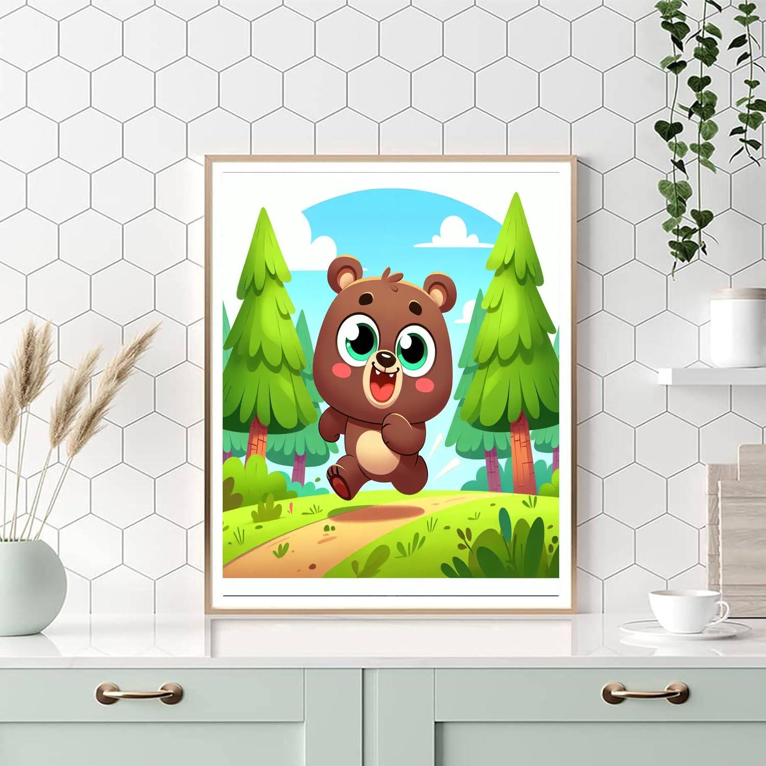 Bouncing Bear Paint By Color