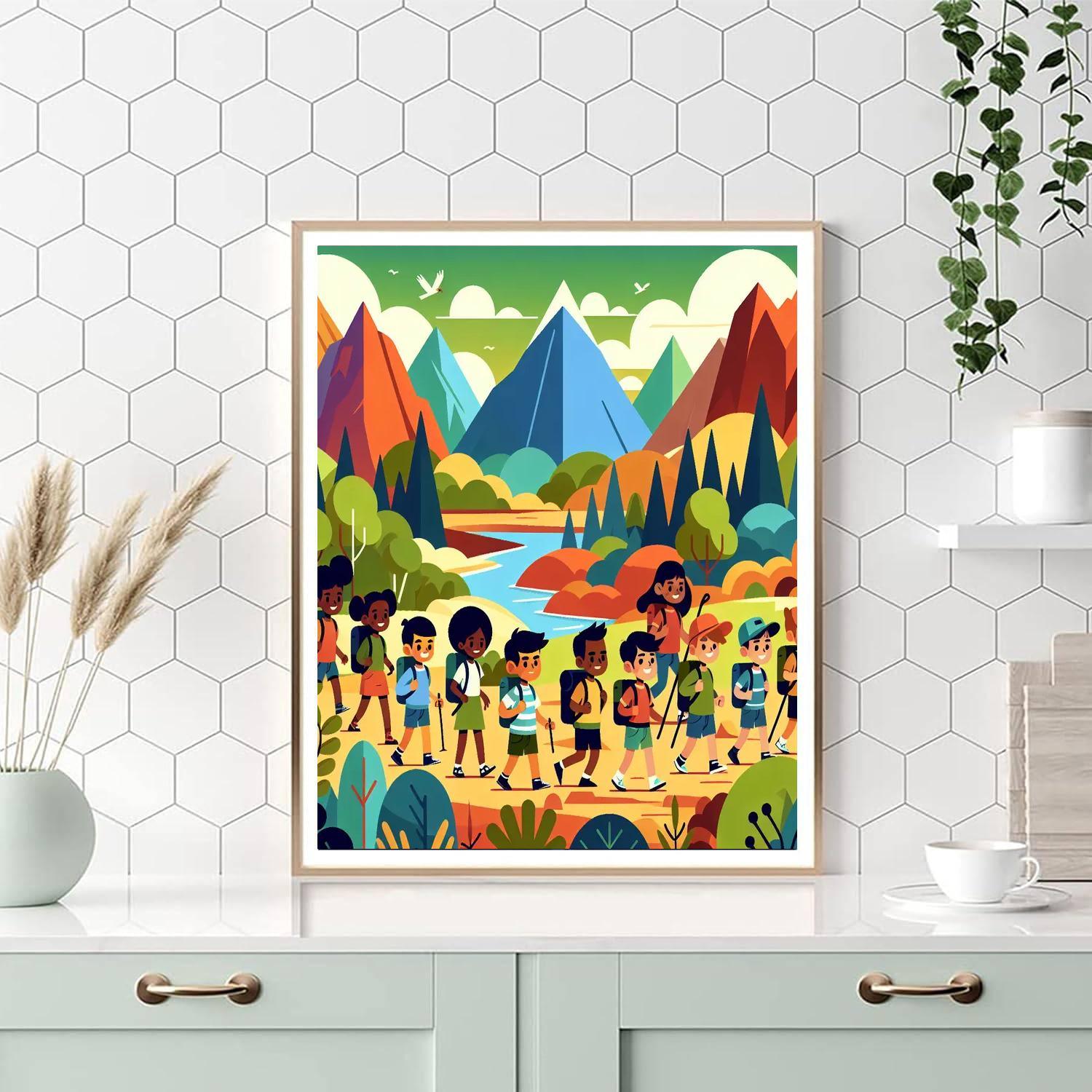 Wilderness Survival Quest Number Painting