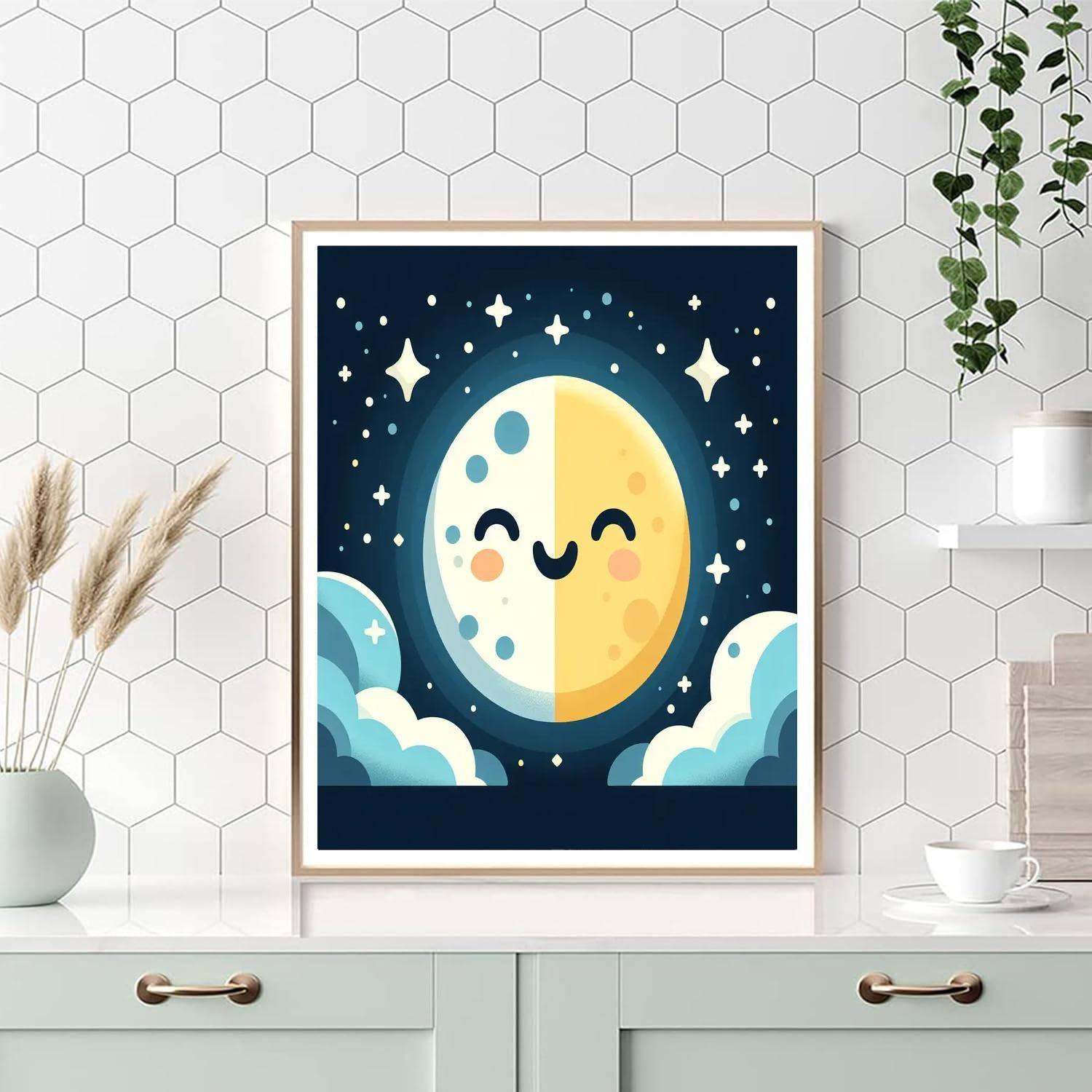 Mysterious Moon Paint By Numbers