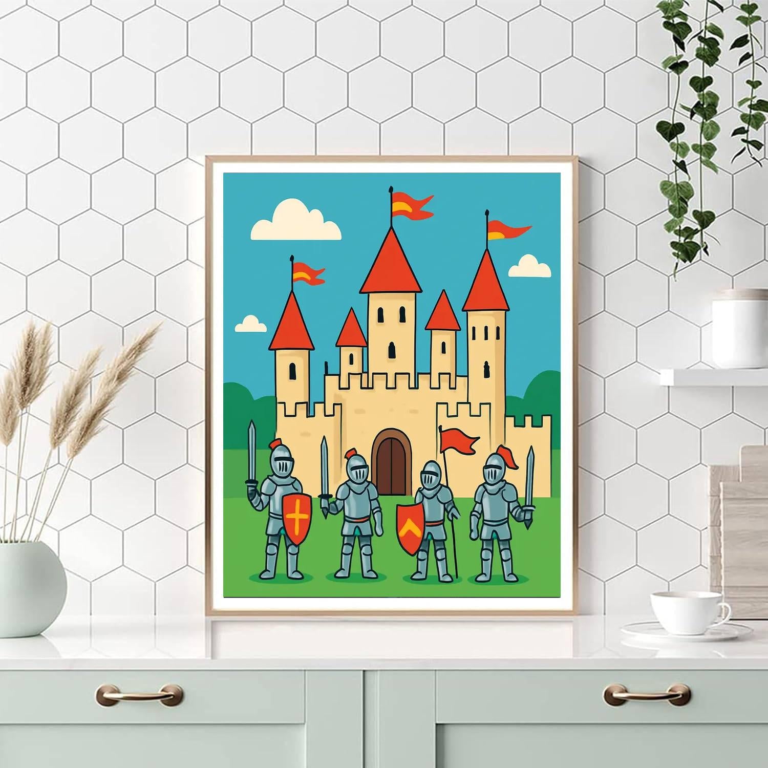 Adventure Castle Painting By Numbers Kit