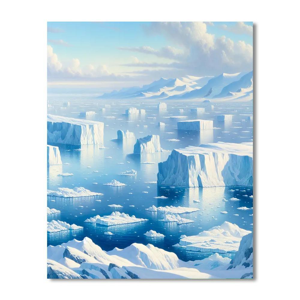 Arctic Ice Beauty DIY Paint By Numbers