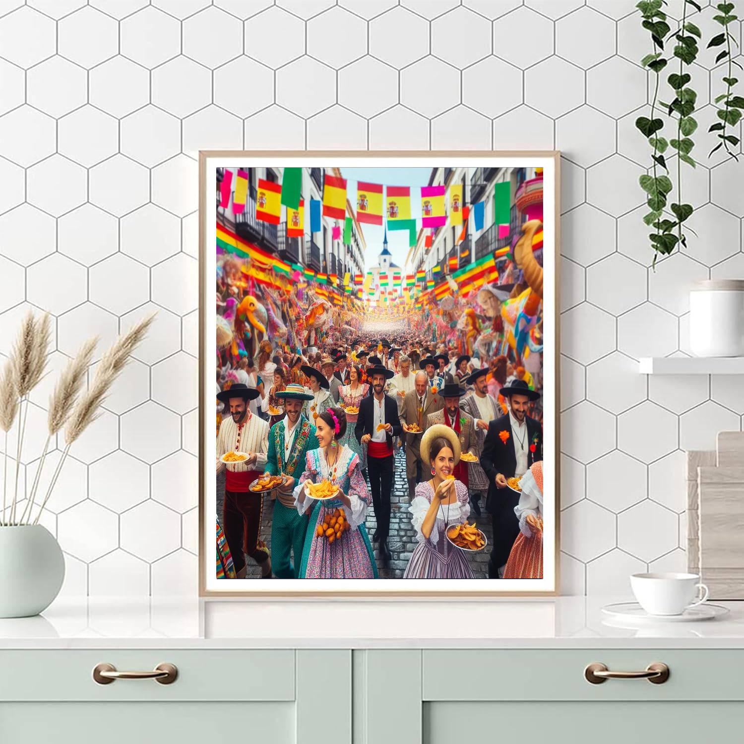 The Festival Of San Isidro - Spain Paint By Number