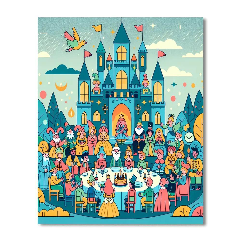 Magic Castle Party Paint By Number
