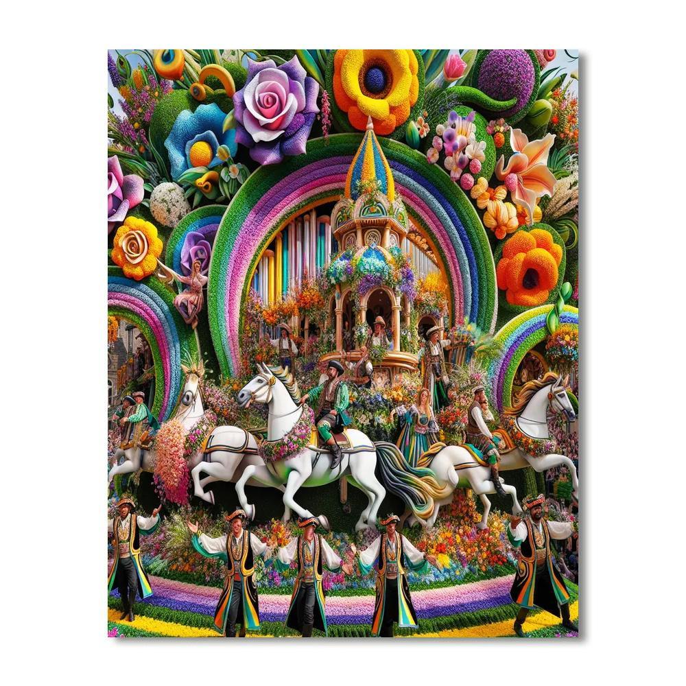 Carnival Of Flowers - Colombia Painting By Numbers Kit