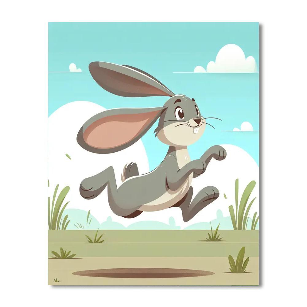 Hopping Hare Harmony Paint By Color