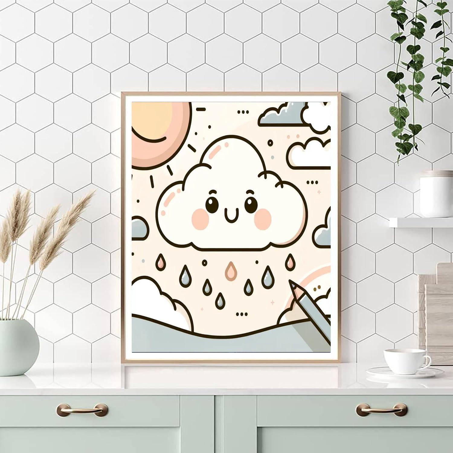 Caring Cloud Paint By Number