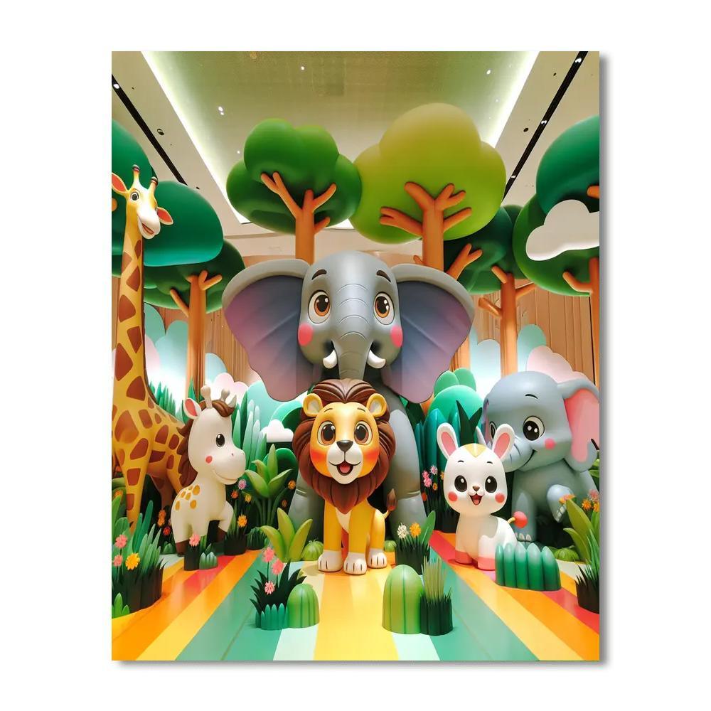 Animal Kingdom Dreams Numbered Painting Kits