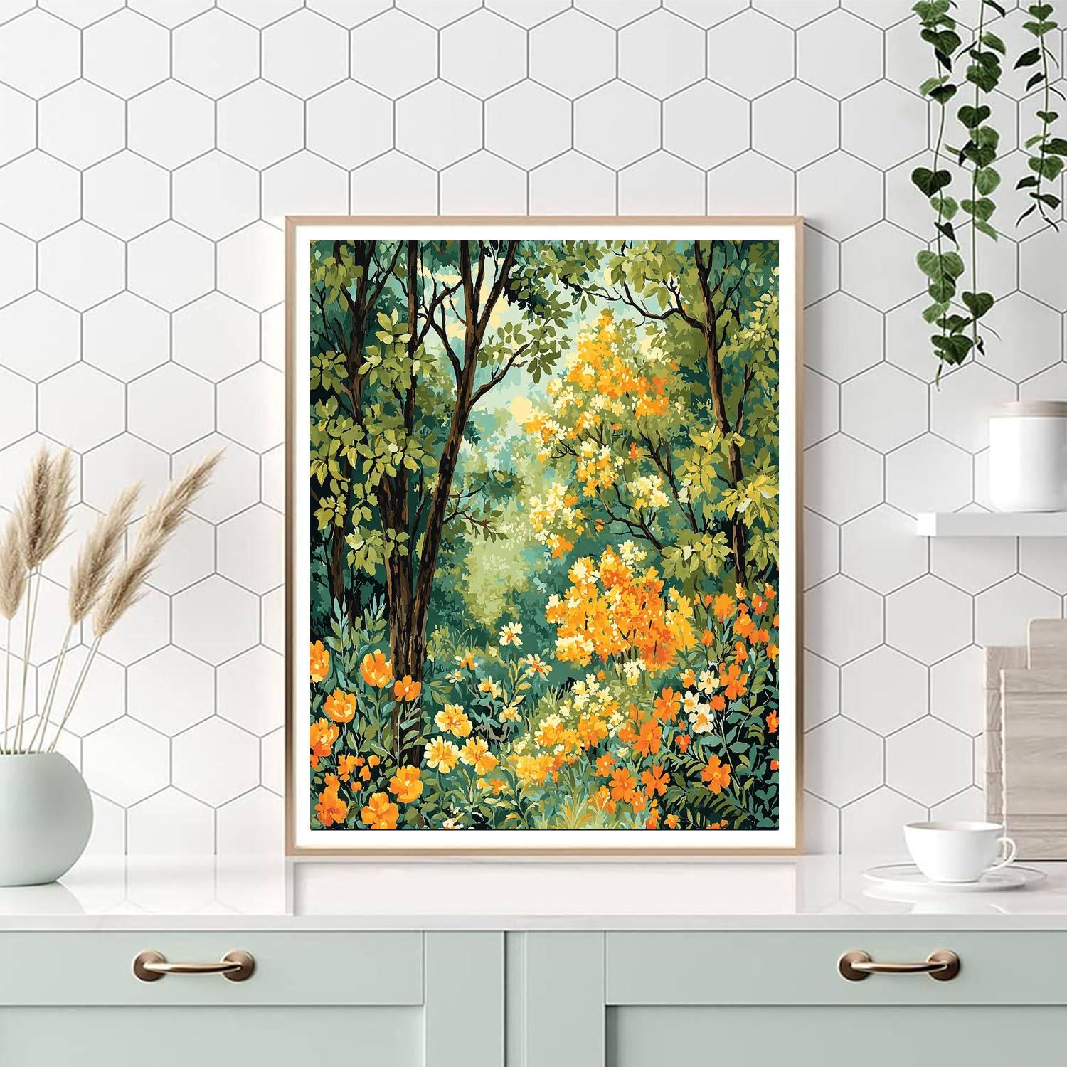 Frida Kahlo Inspired Resilience In Nature  Painting Number Kit