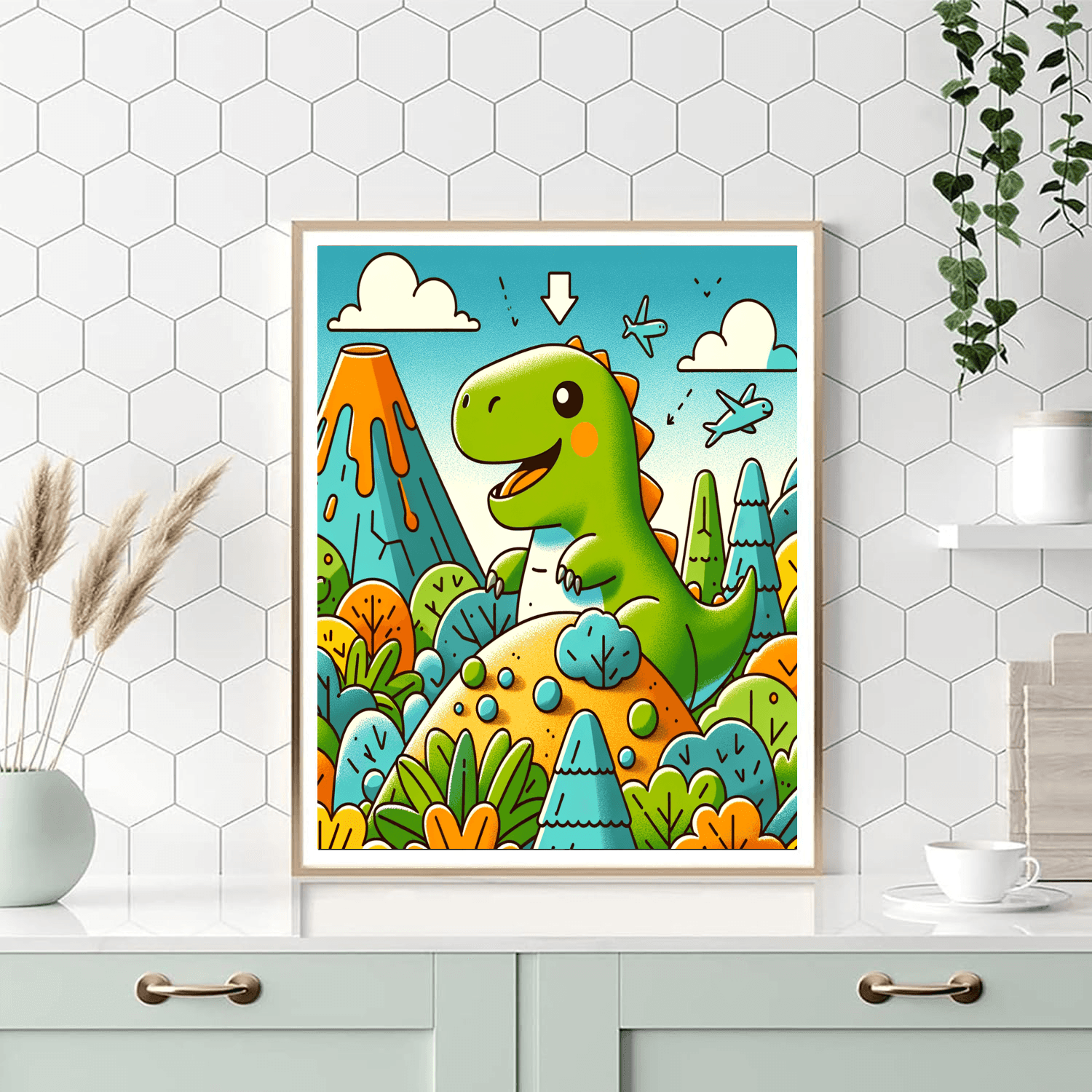 Dinosaur Valley Adventure Paint By Numbers