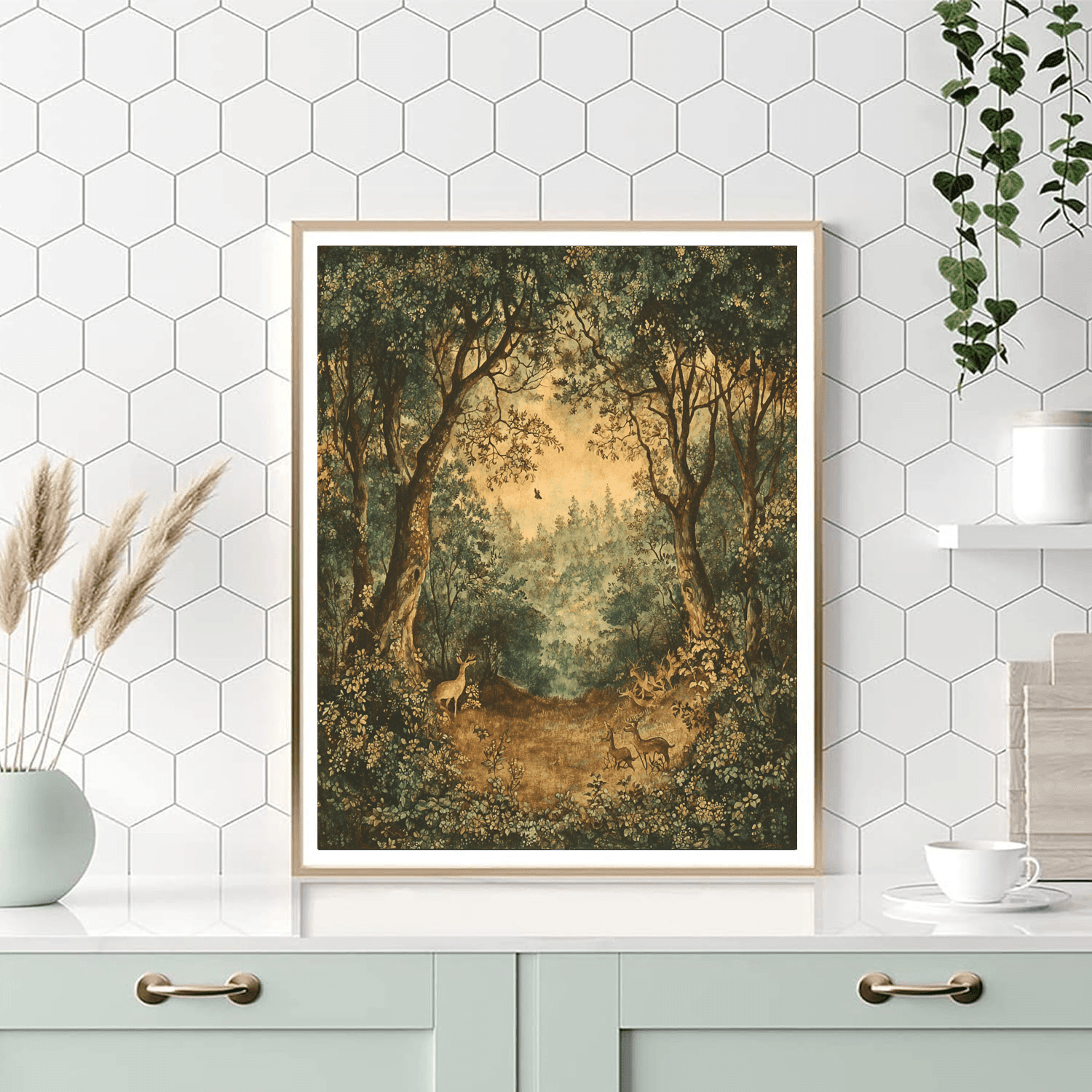 Arthur Rackham Inspired Mythical Forest Whispers  Paint By Number