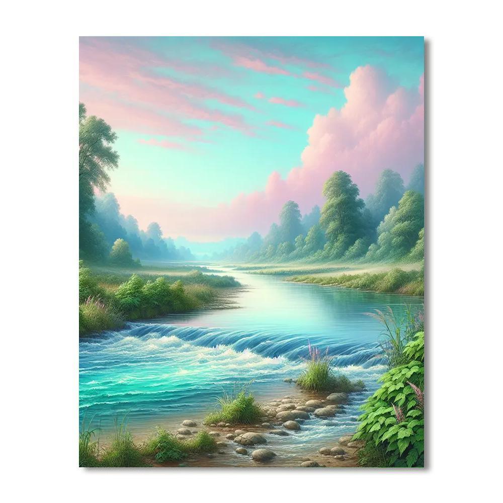 Riverside Solitude Paint By Numbers Kits