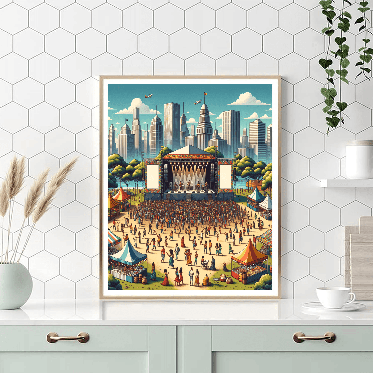 Jazz & Heritage Festival - New Orleans Paint By Color