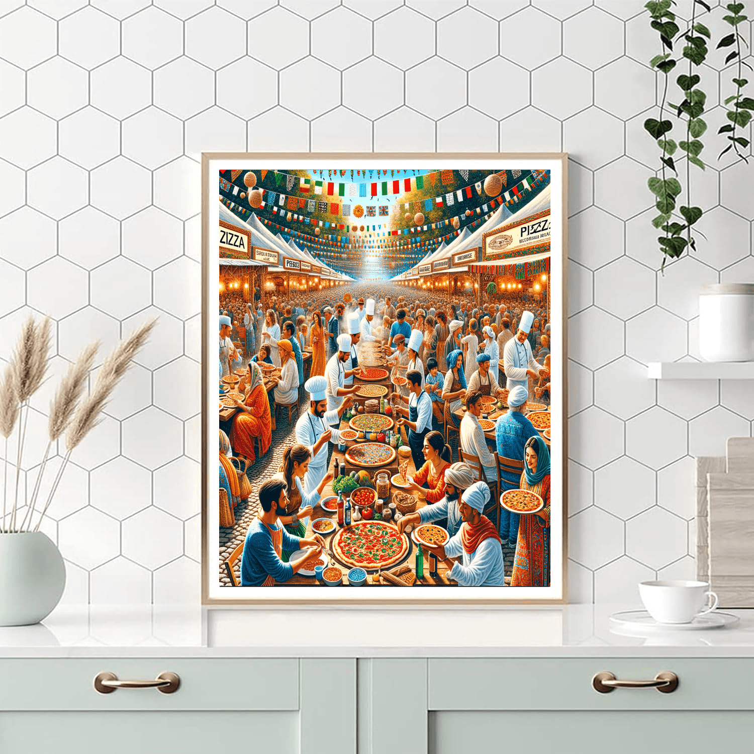 Pizzafest - Italy Numbered Painting Kits