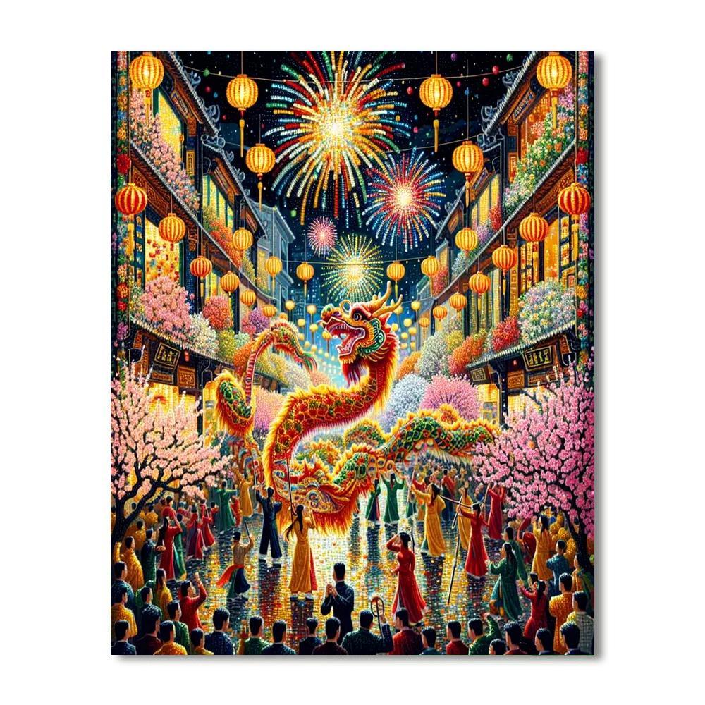 Tết Festival - Ho Chi Minh City, Vietnam Paint By Numbers