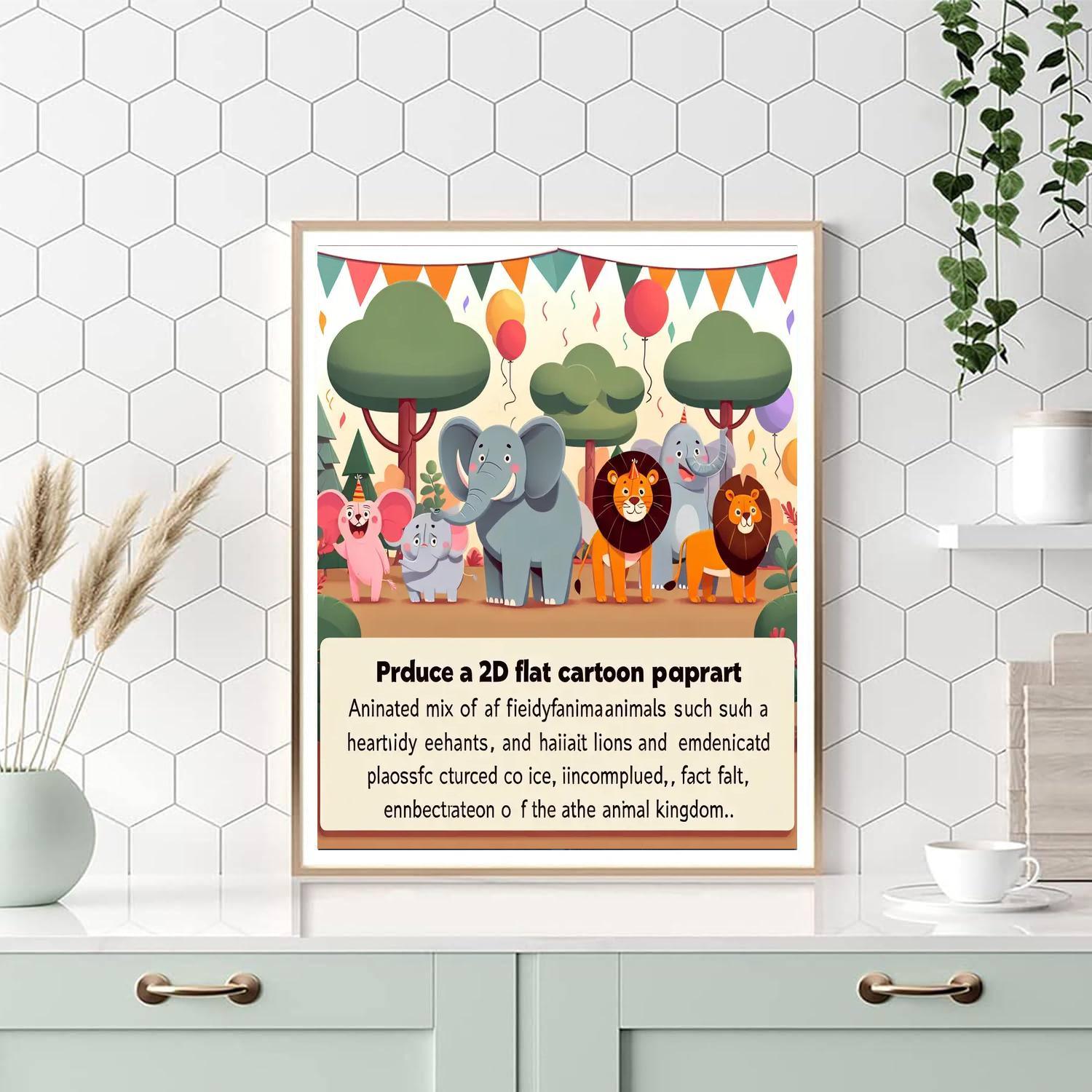 Animal Kingdom Celebration Paint By Numbers