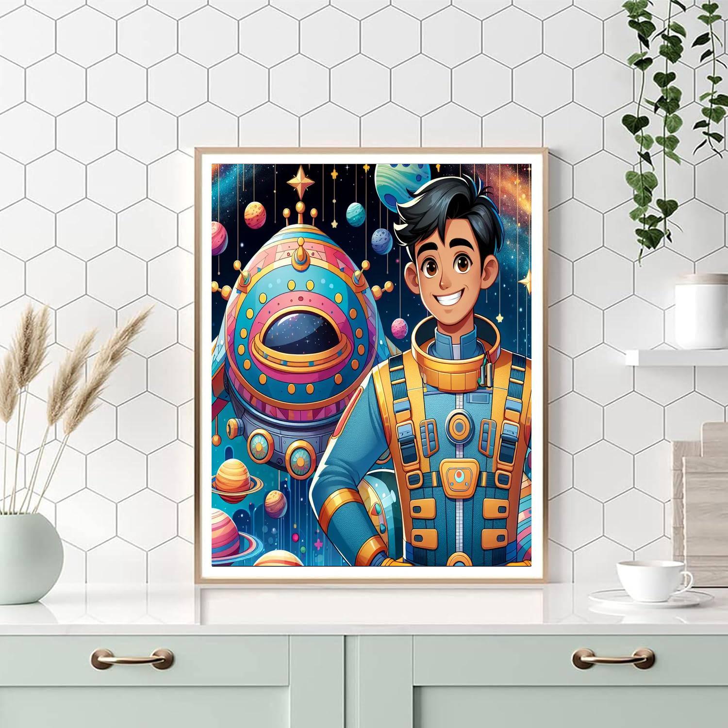 Galactic Rangers Paint By Numbers Art