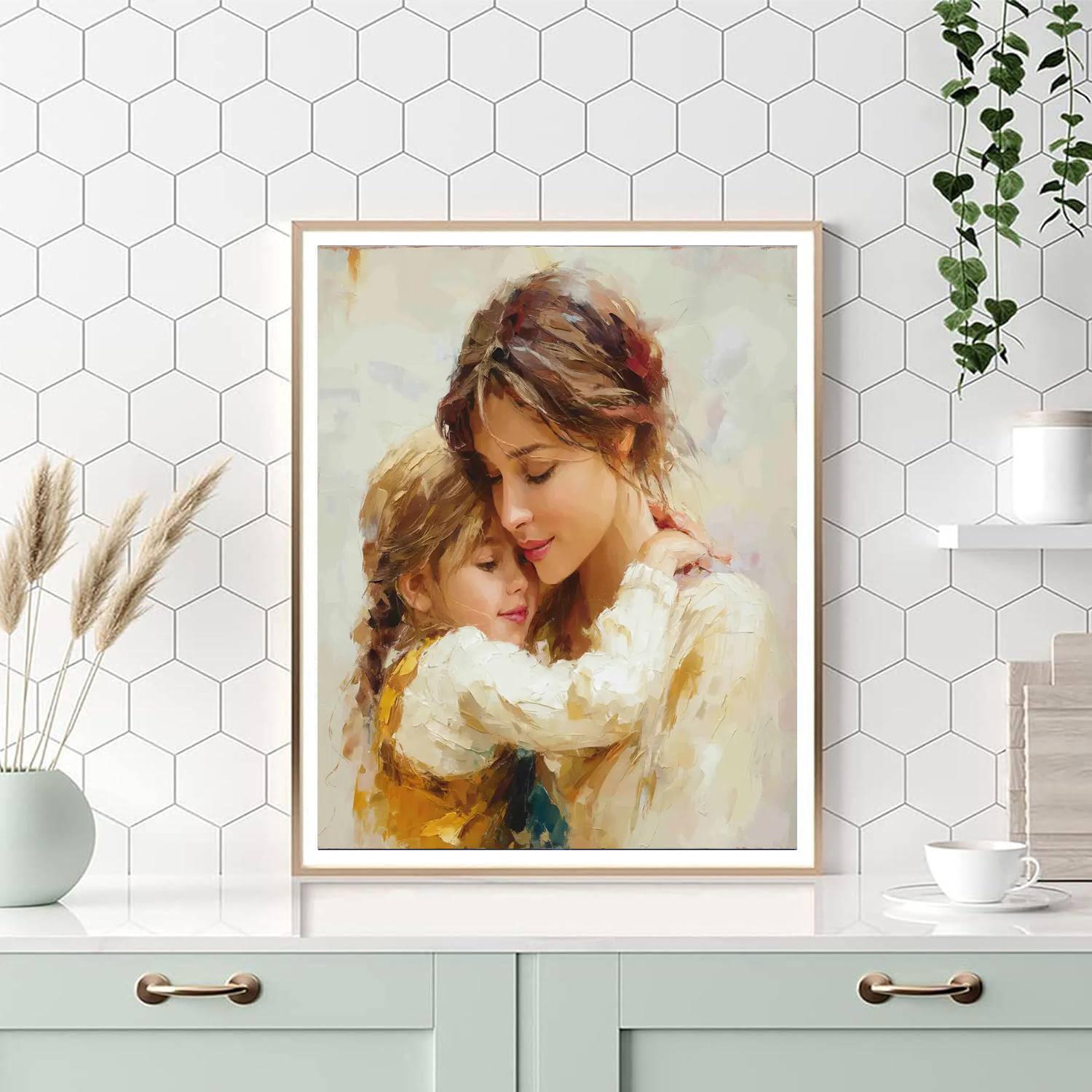 Mom's Warm Embrace Paint By Numbers Kits
