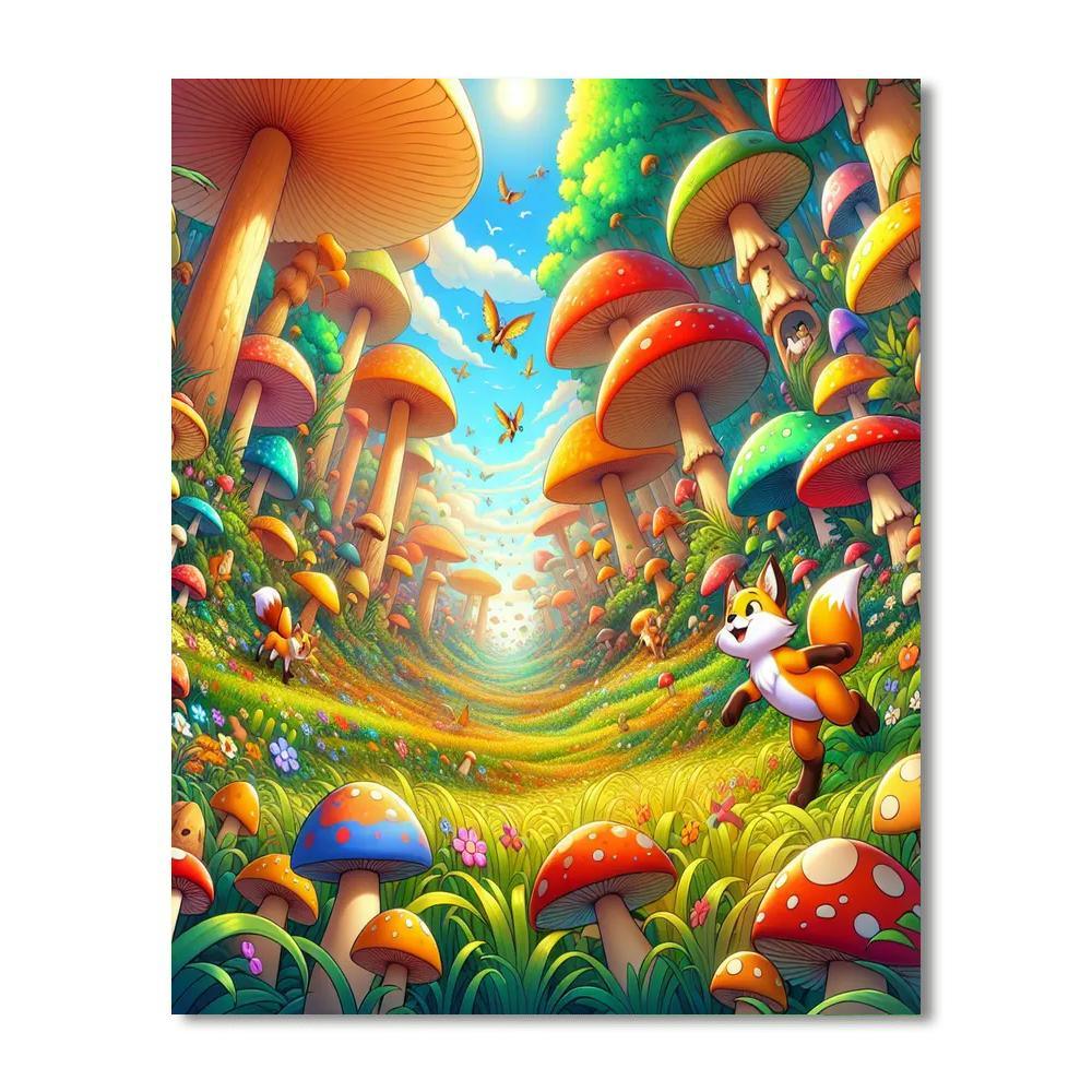 Charming Fox Tale Paint By Numbers Kits