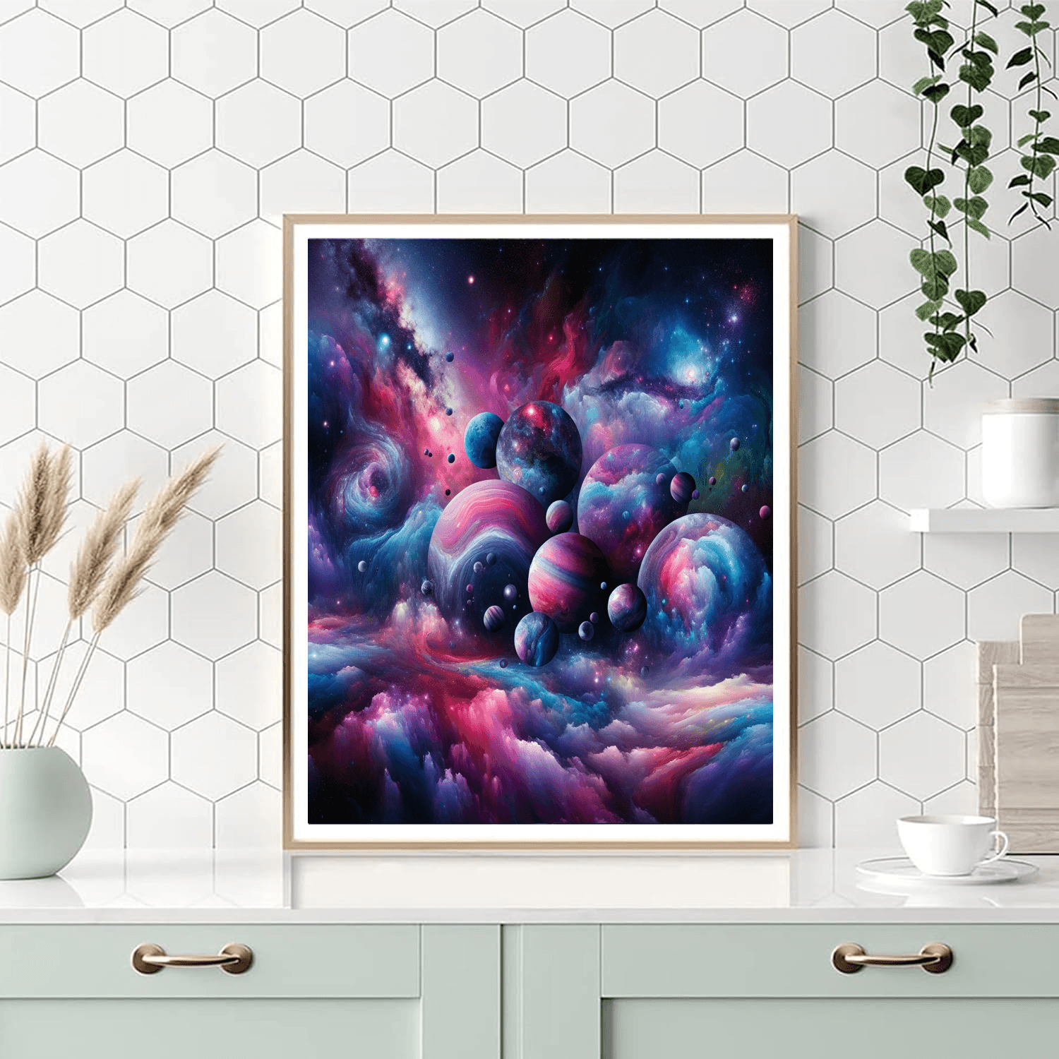 Celestial Dance Of The Planets Painting Number Kit