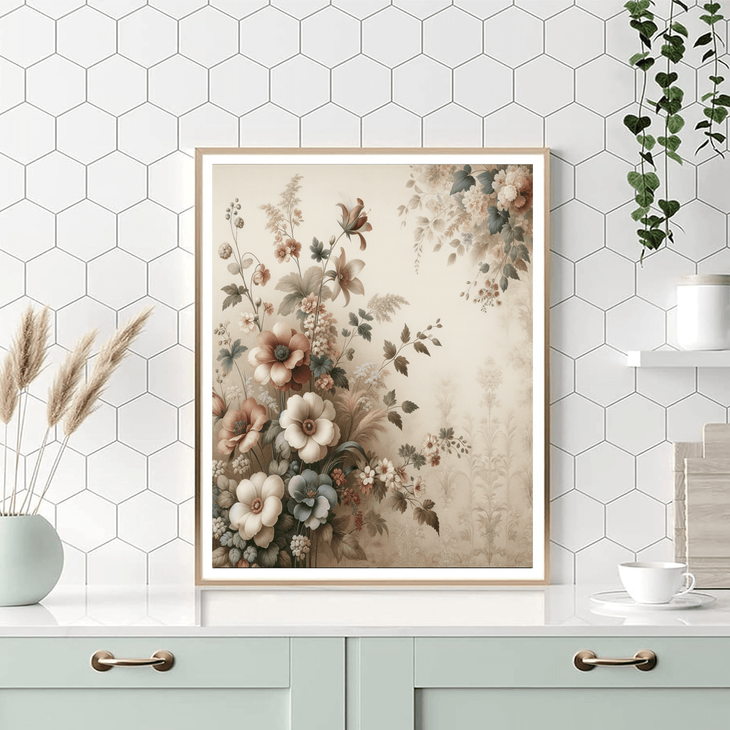 Vintage Floral Affair Paint By Number