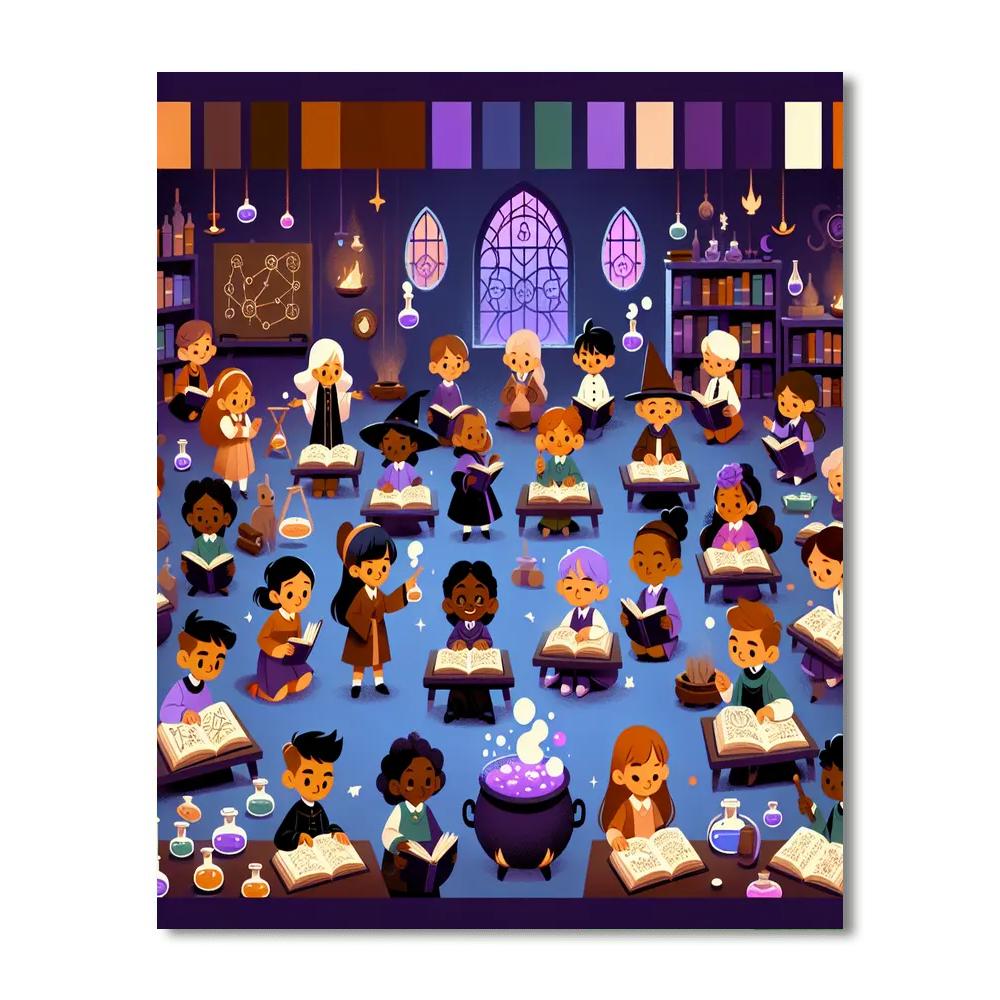 Magic Academy Of Legends Paint By Number