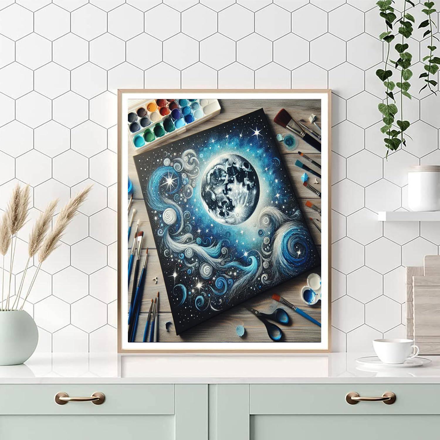 Celestial Moondance Harmony Paint By Numbers