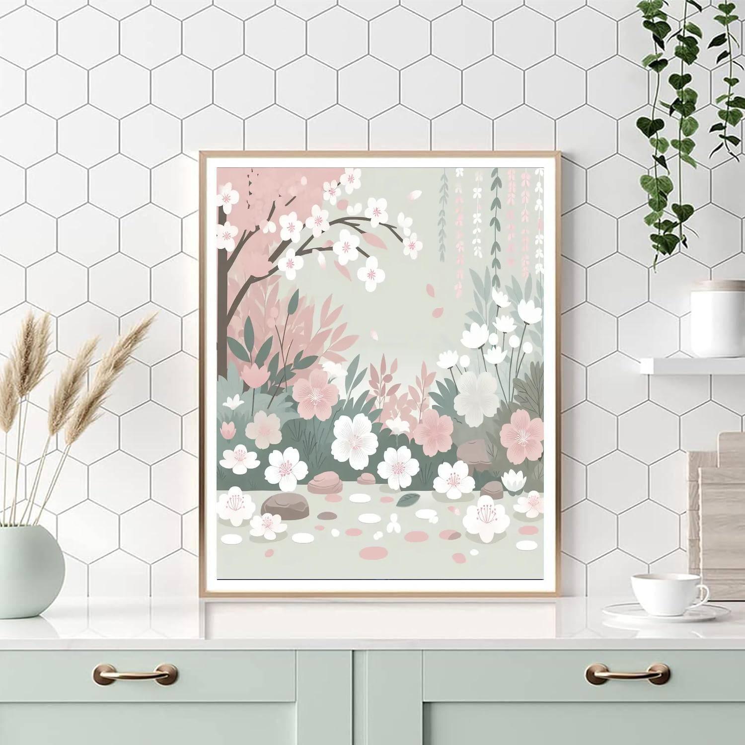 Petal Paradise Paint By Numbers Art