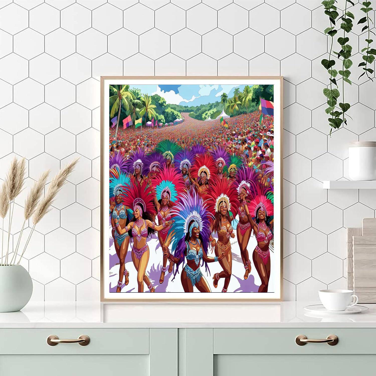 Barbados Crop Over Festival - Barbados Numbered Painting Kits