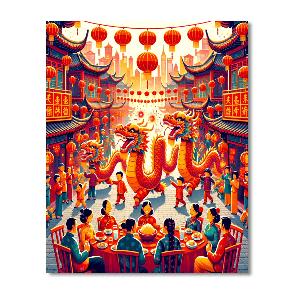 Chinese New Year - Worldwide Paint By Numbers