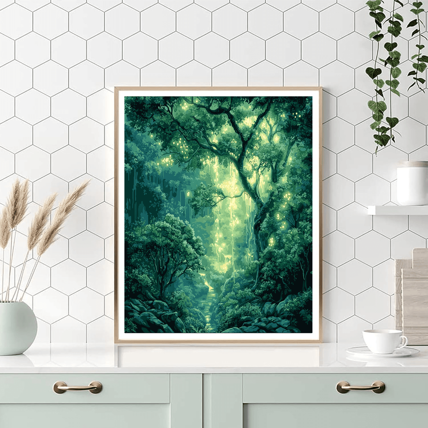 William Blake Inspired Sacred Grove  Paint By Numbers