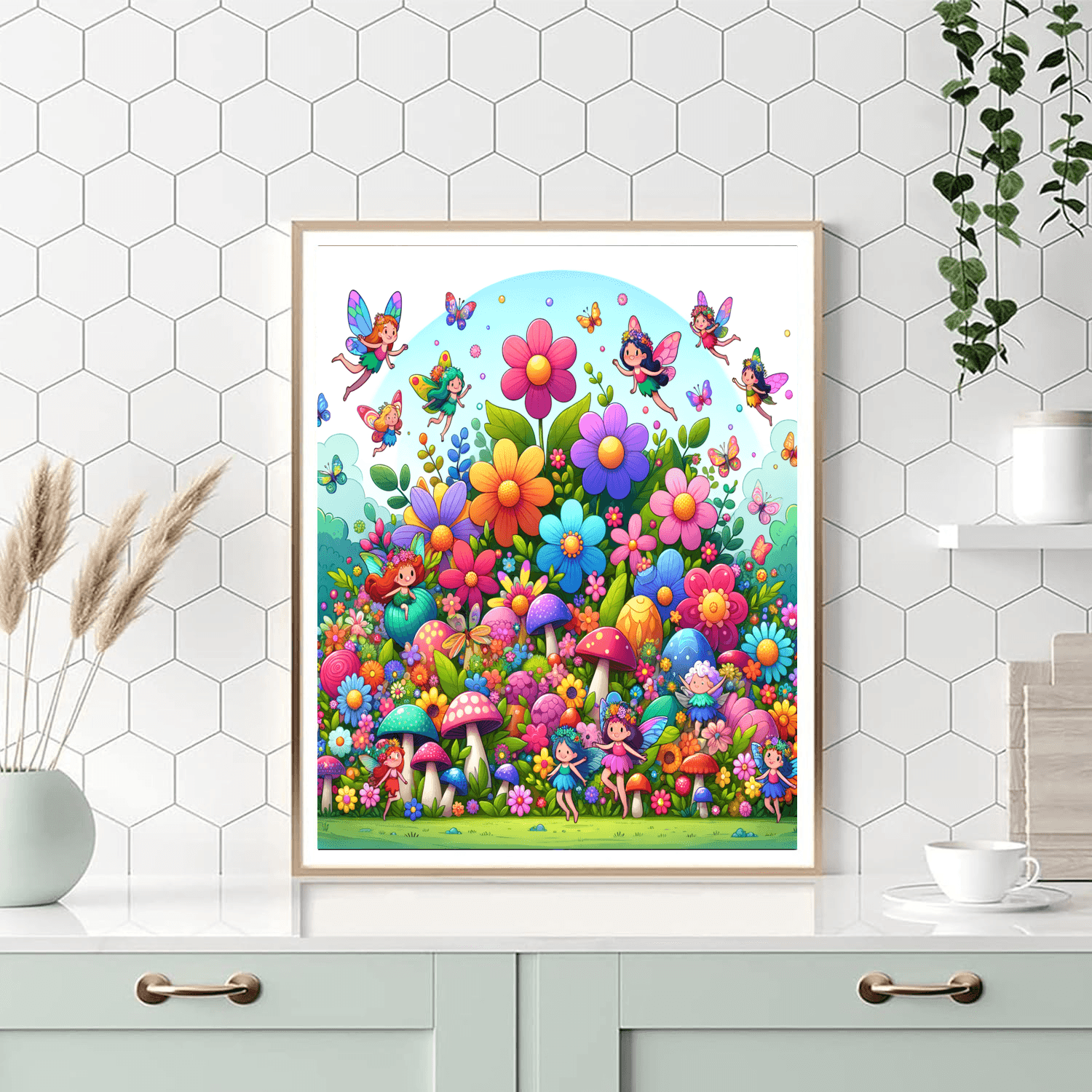 Wondrous Fairy Garden Painting By Numbers Kit