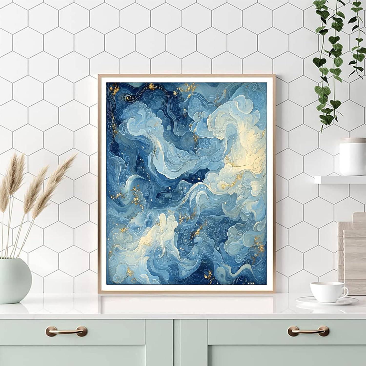 Alphonse Mucha Inspired Tides Of Change  DIY Paint By Numbers