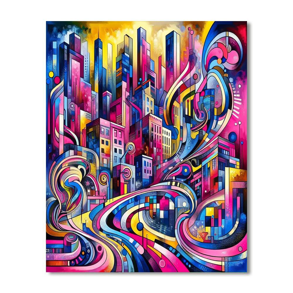 Eclectic Urban Dream Paint By Color