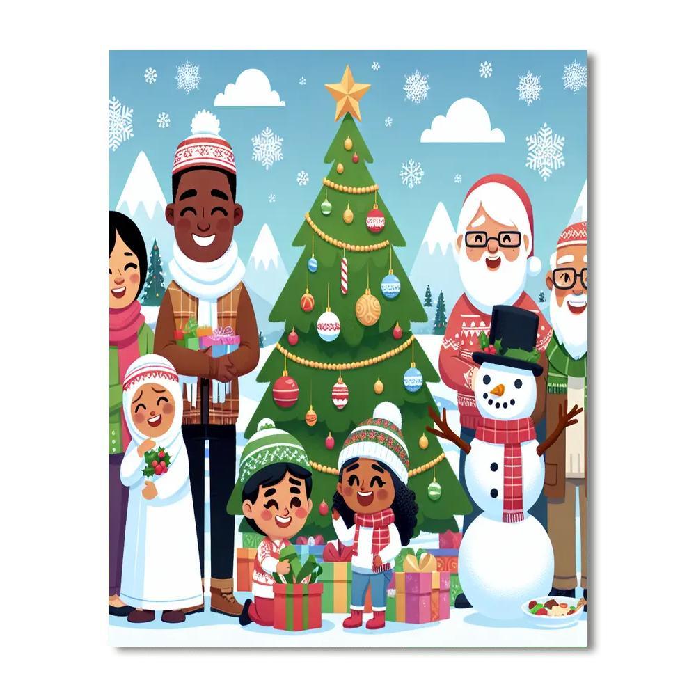 Charming Holiday Adventures Paint By Numbers Kits