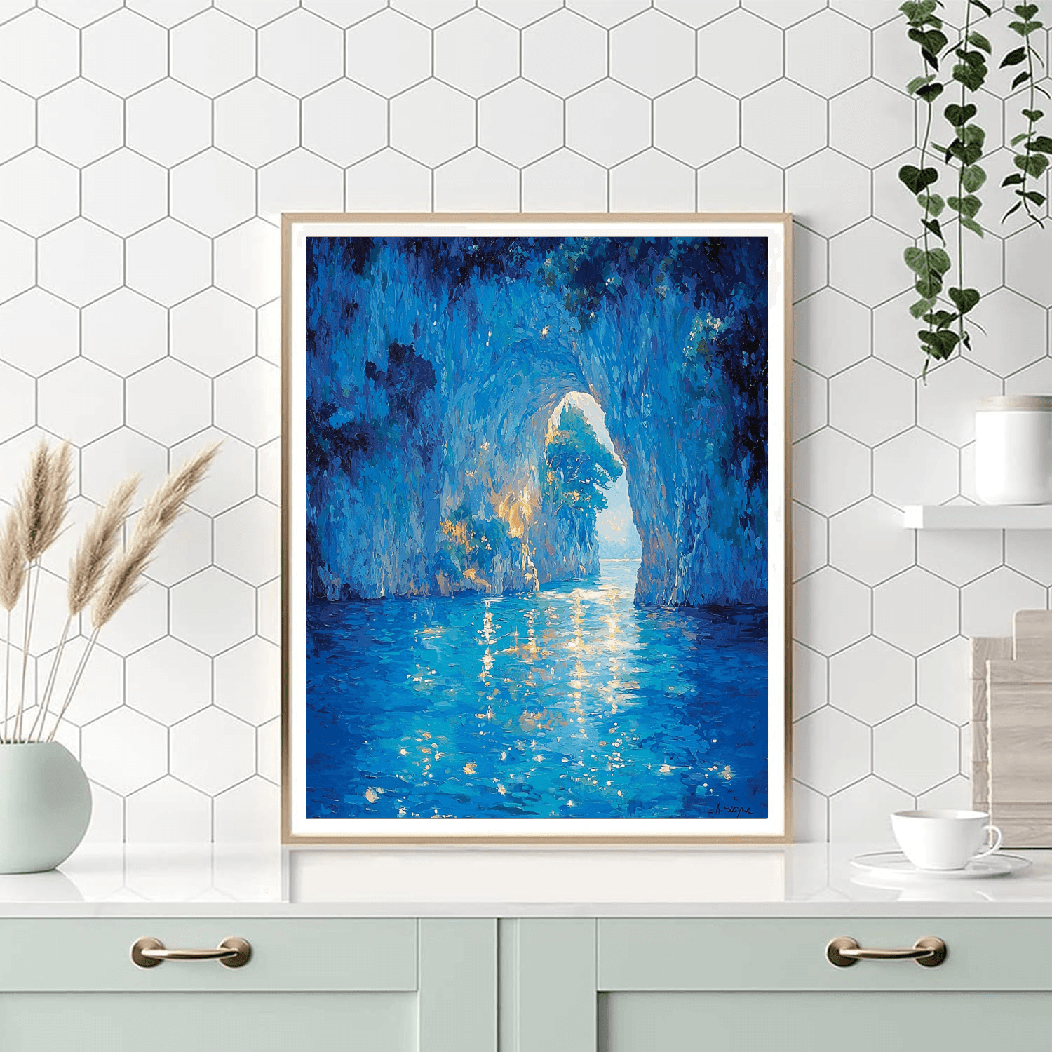 The Blue Grotto - Capri Paint By Numbers