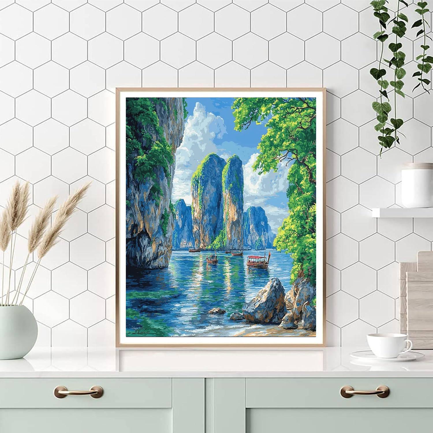 Phang Nga Bay - Thailand Numbered Painting Kits