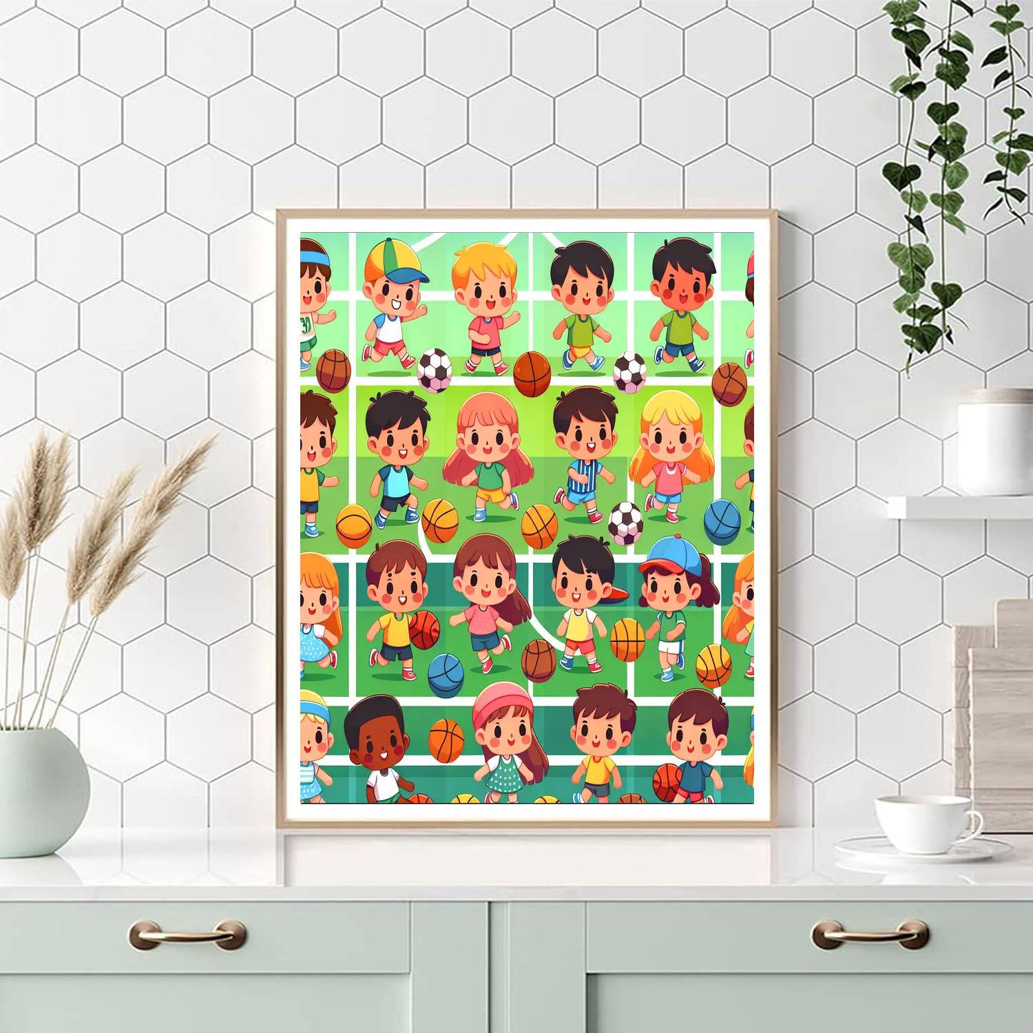 Sports Star Extravaganza Paint By Number