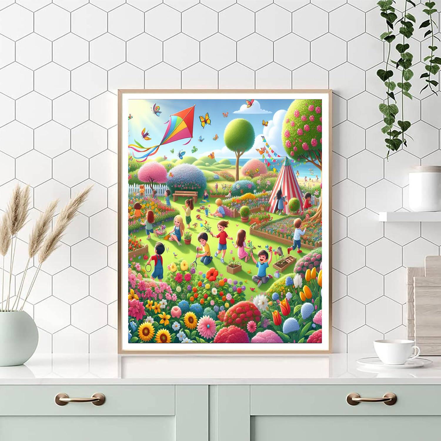 Vibrant Spring Celebration Painting By Numbers Kit
