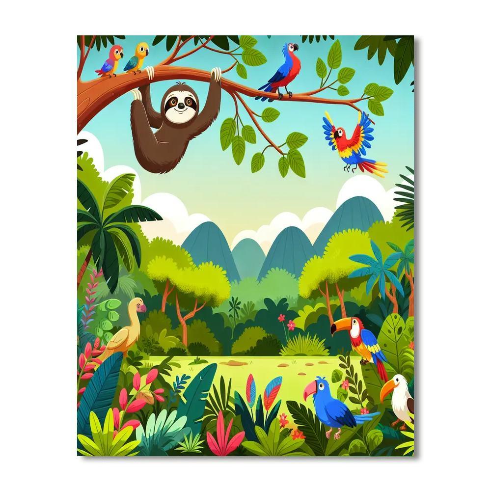 Rainforest Rescue Rangers DIY Paint By Numbers