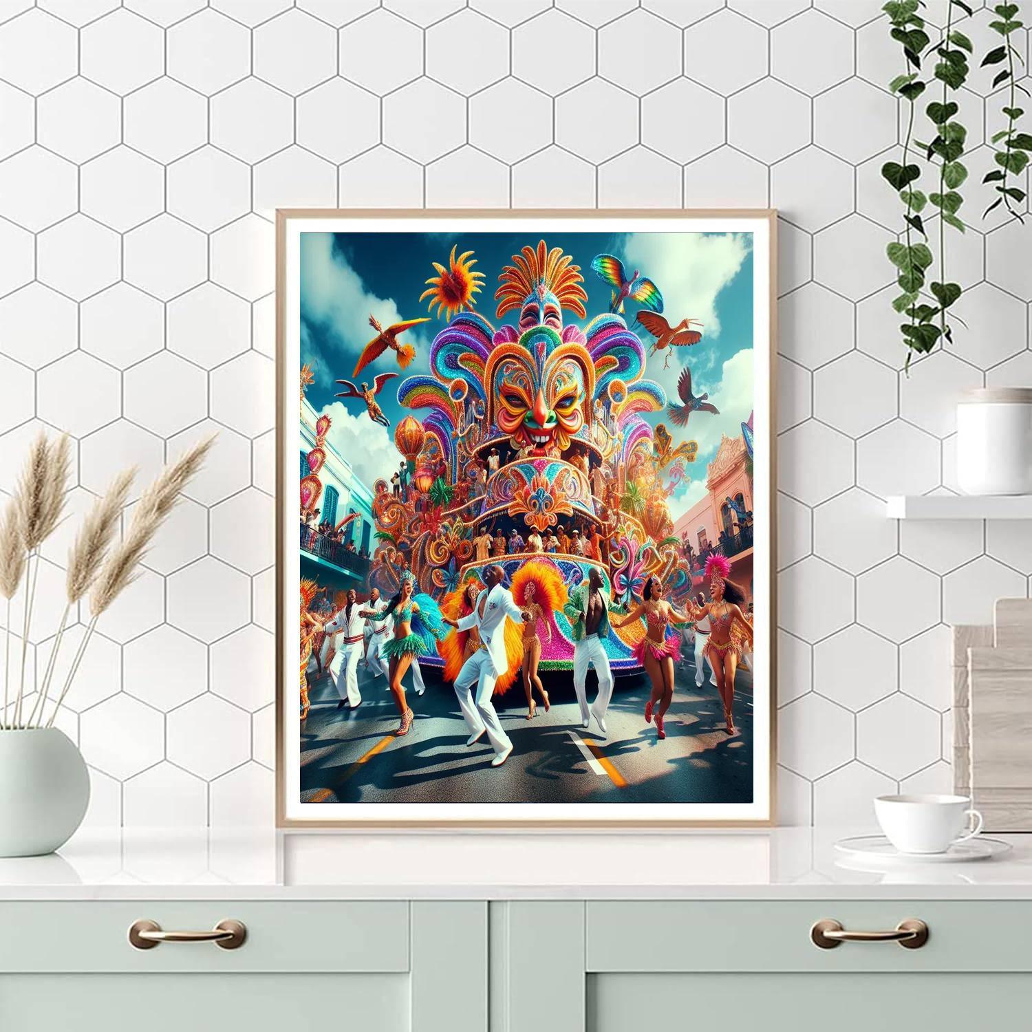 Calle Ocho Festival - Miami, Usa Paint By Numbers Kits