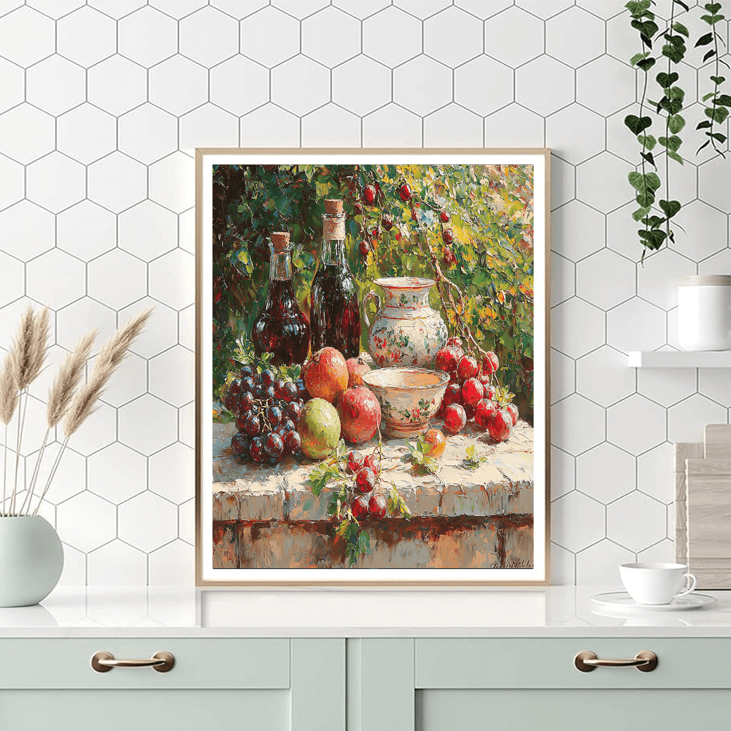 Vermeer Inspired Vintage Tranquility  DIY Paint By Numbers