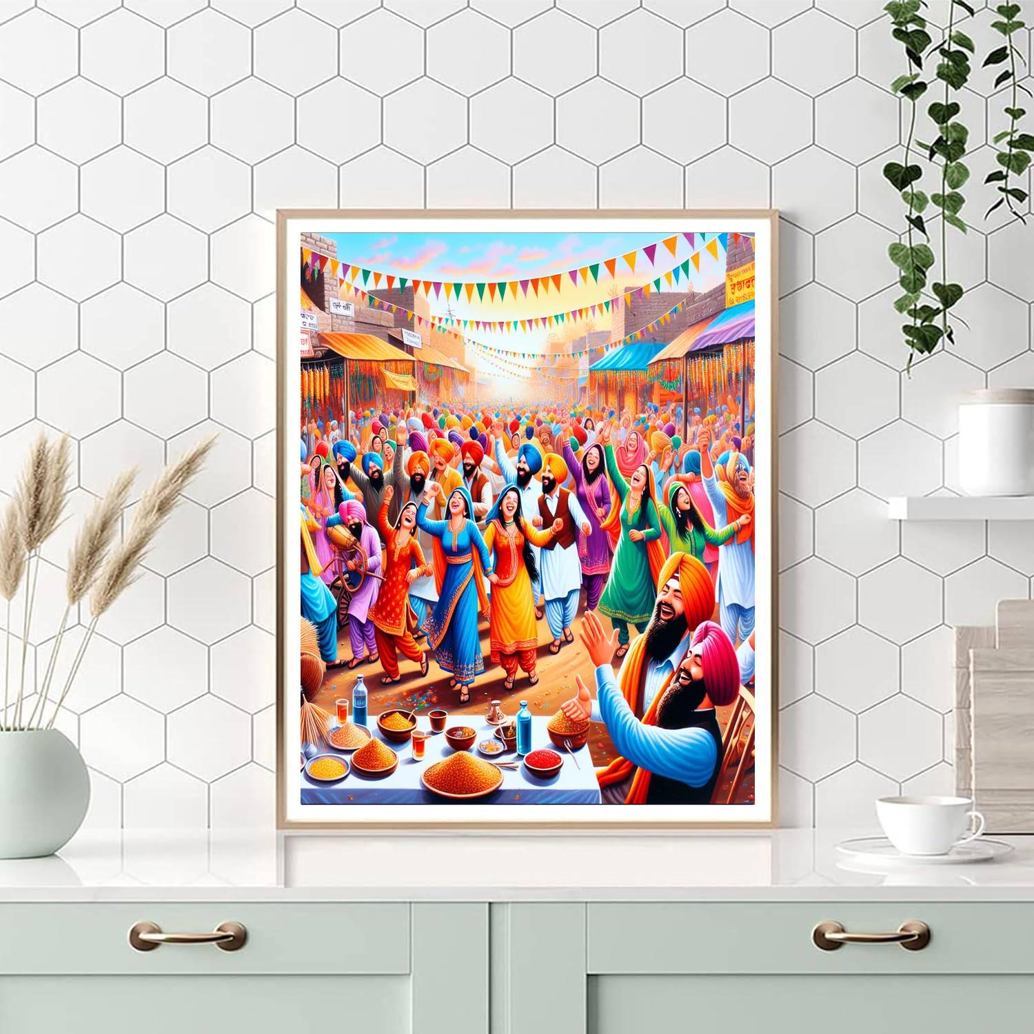 Vaisakhi - India Paint By Numbers Kits