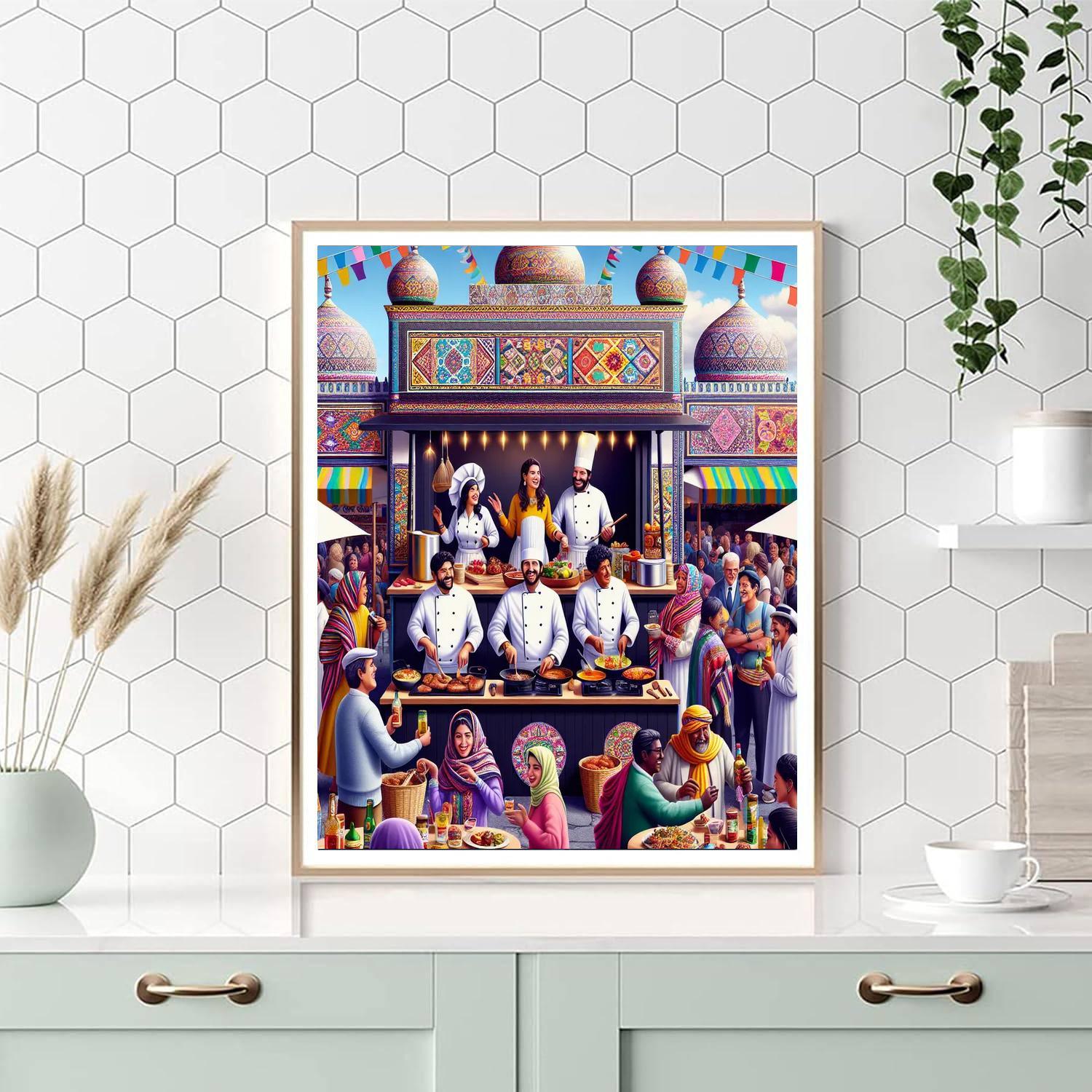 Lima Gastronomy Festival Numbered Painting Kits