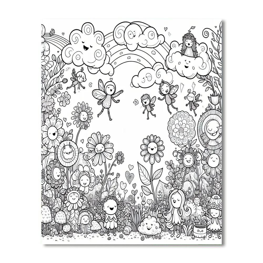 Adventurers In Wonderland Number Painting