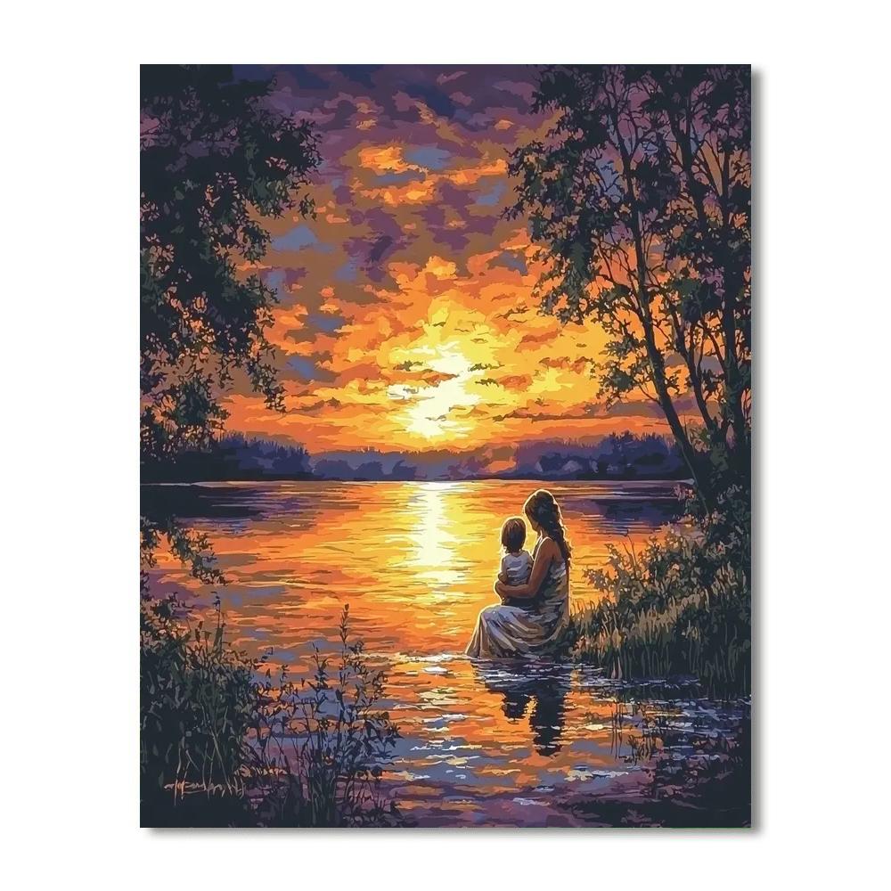 Evening Hues Of Love Paint By Numbers