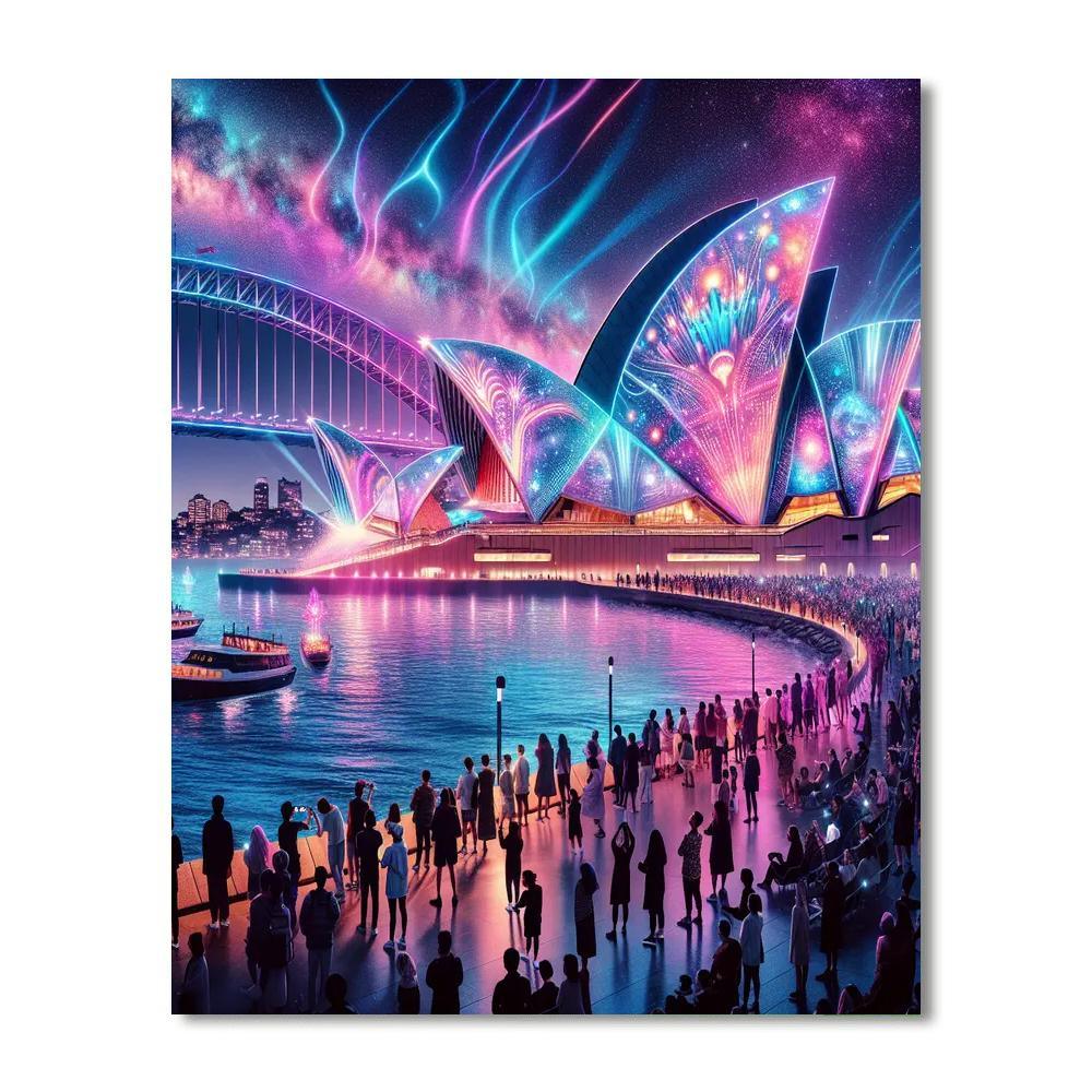 Vivid Sydney Festival - Sydney DIY Paint By Numbers