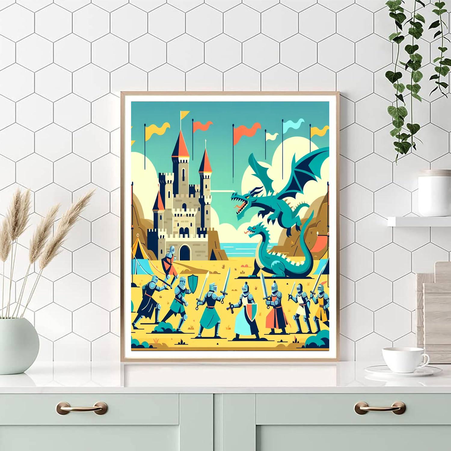 Kingdom Quest Painting Number Kit