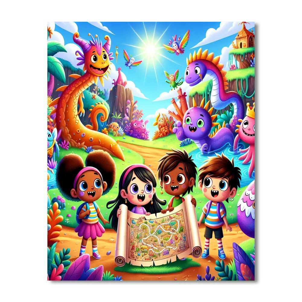 Fantasy Island Expedition Paint By Numbers