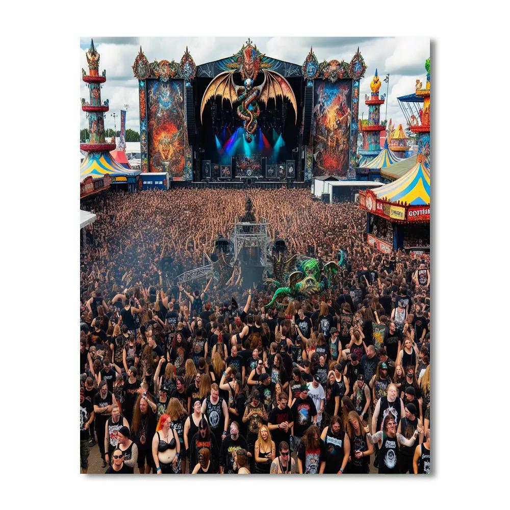 Wacken Open Air - Wacken, Germany DIY Paint By Numbers