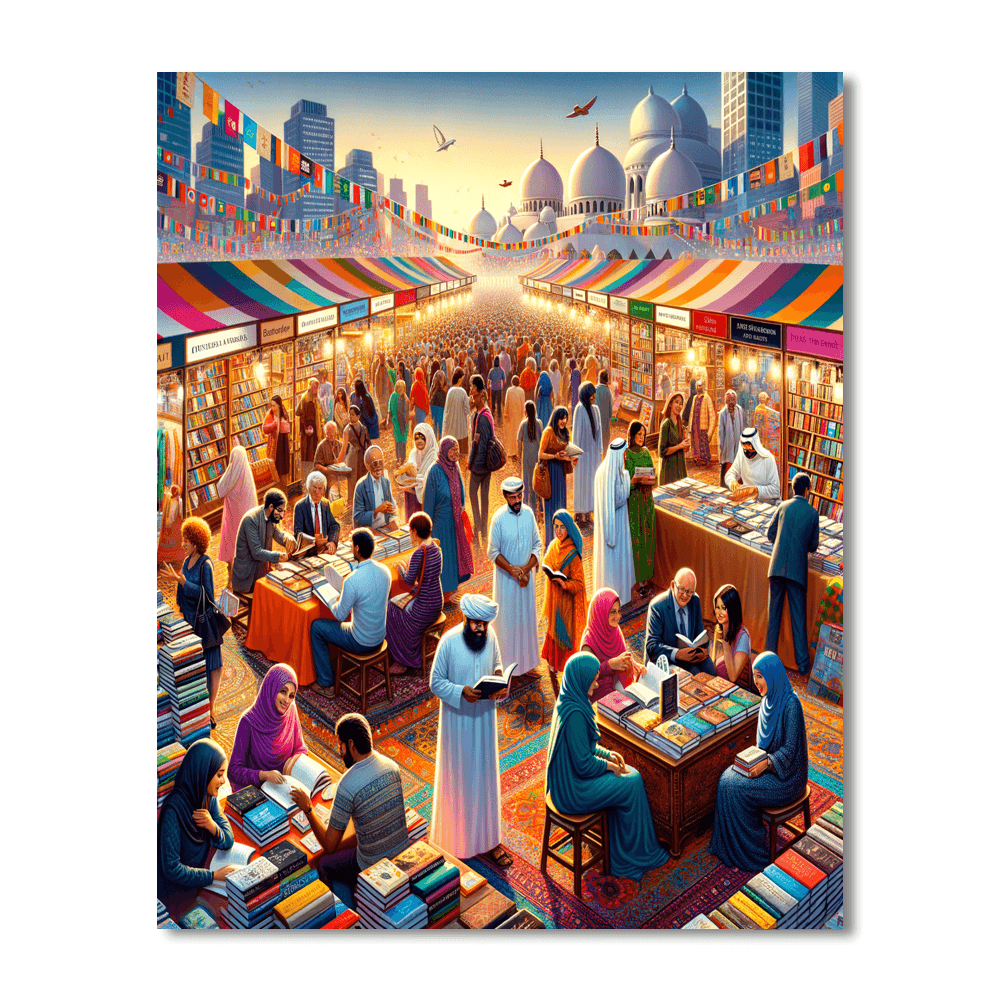 Kolkata Book Fair Paint By Numbers Kits